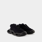 Sneakers Wave Lace Up - Dolce & Gabbana - Nero/Nero
