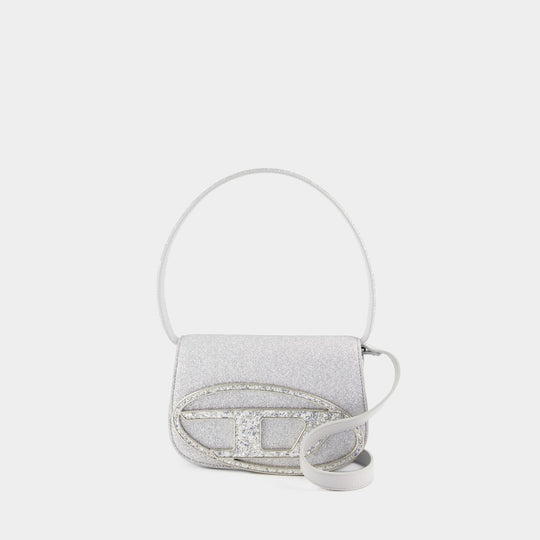 Sac Porté Épaule 1dr - Diesel - Pvc - Pailleté Argent