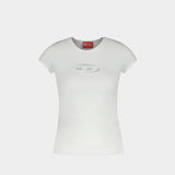 T-Shirt Angie - Diesel - Coton - Blanc