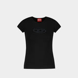 T-Shirt Angie - Diesel - Coton - Noir