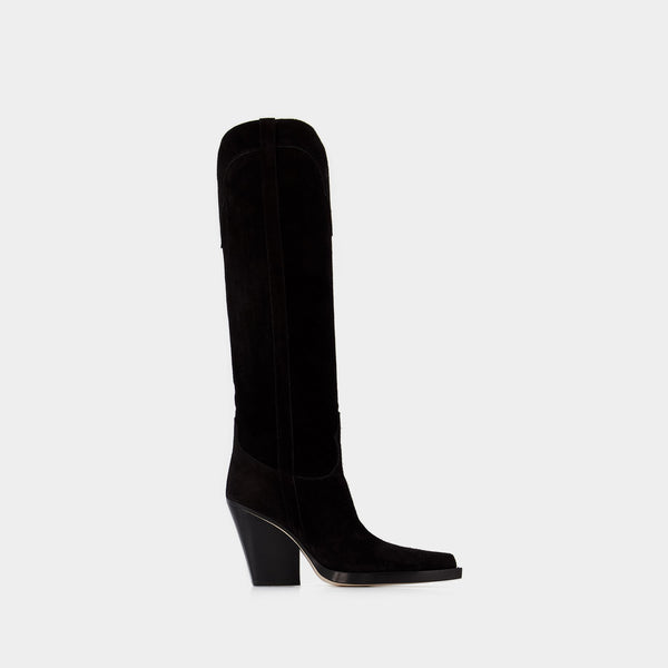 Bottes El Dorado Boot - Paris Texas - Cuir - Noir