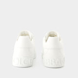 Sneakers Portofino - Dolce&Gabbana - Cuir - Blanc