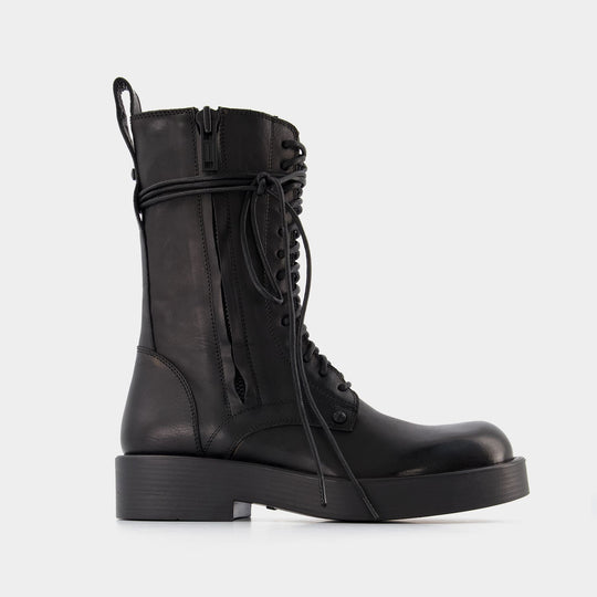 Bottines Maxim en Cuir Noir