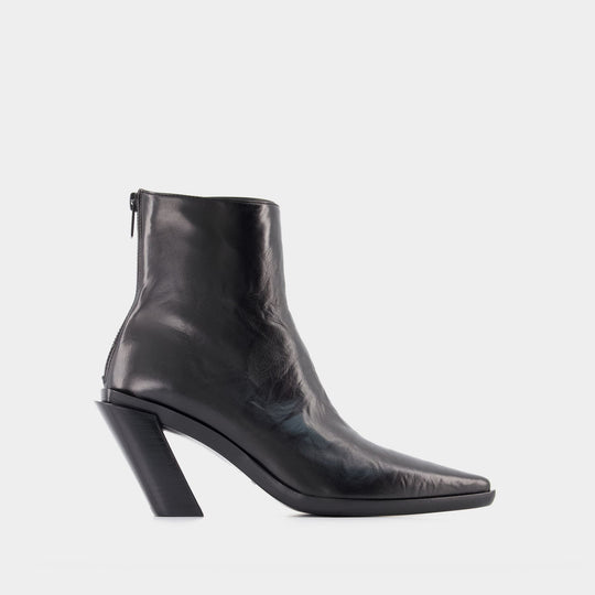 Bottines Florentine - Ann Demeulemeester - Cuir - Noir
