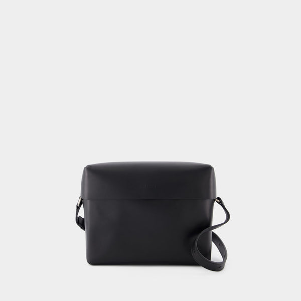 Sac À Bandoulière Lid - Jil Sander - Cuir - Noir