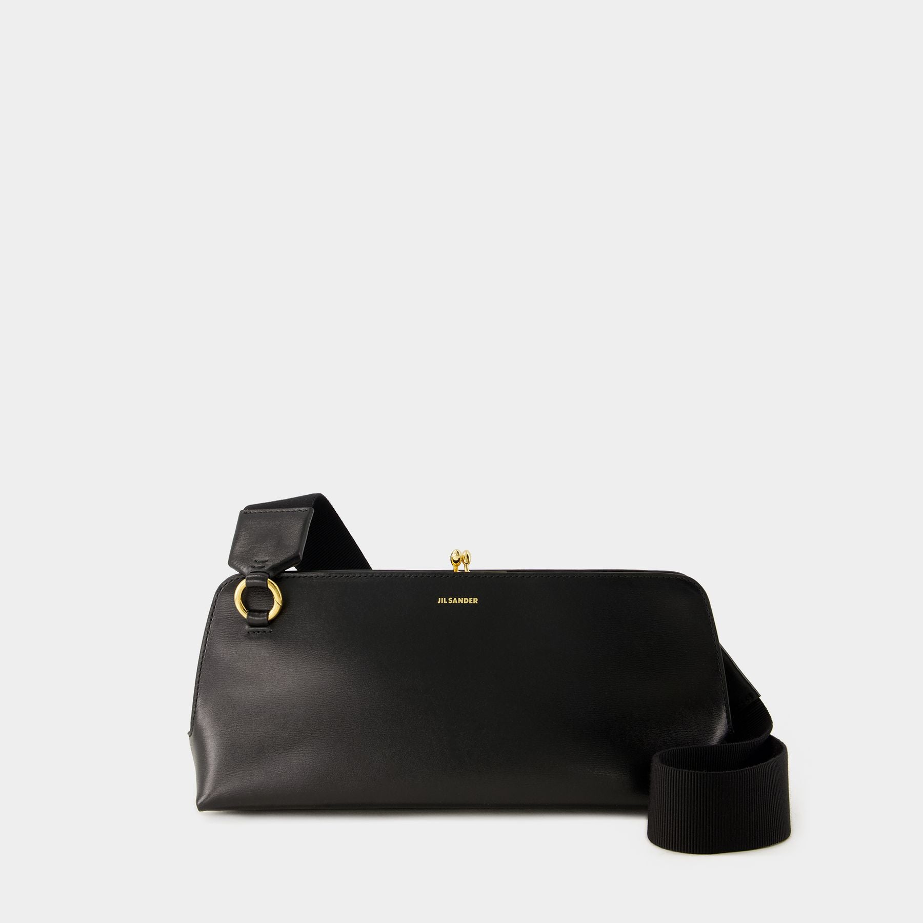 Sac Jil Sander En Cuir Daim Gris Foncé/ Noir - Neuf Sans étiquettes - Sac à Bandoulière Femme