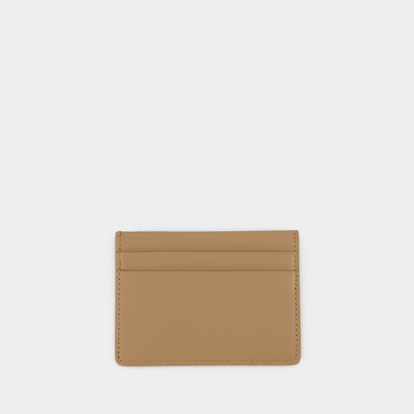 Porte cartes Holder - Jil Sander - Cuir - Beige