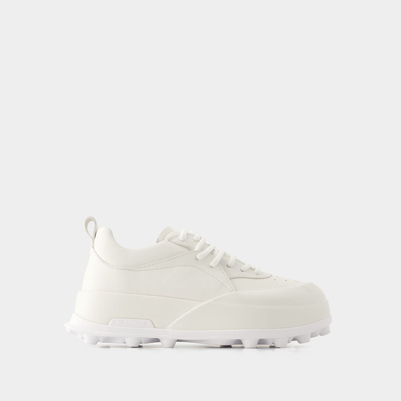 Sneakers - Jil Sander - Cuir - Porcelaine