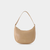 Sac Mini Hobo en Cuir Beige