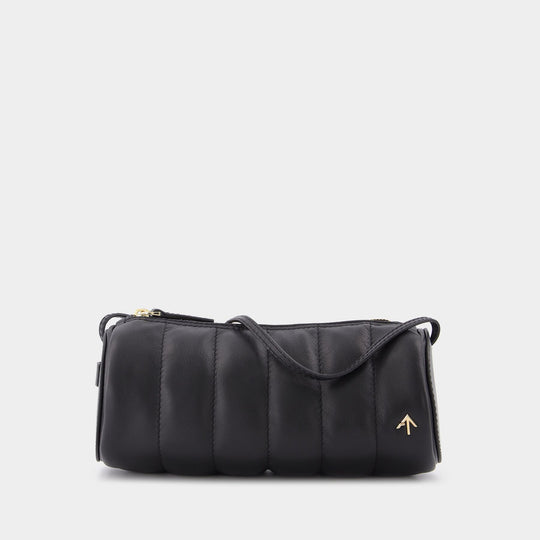 Sac Padded Cylinder en Cuir Noir