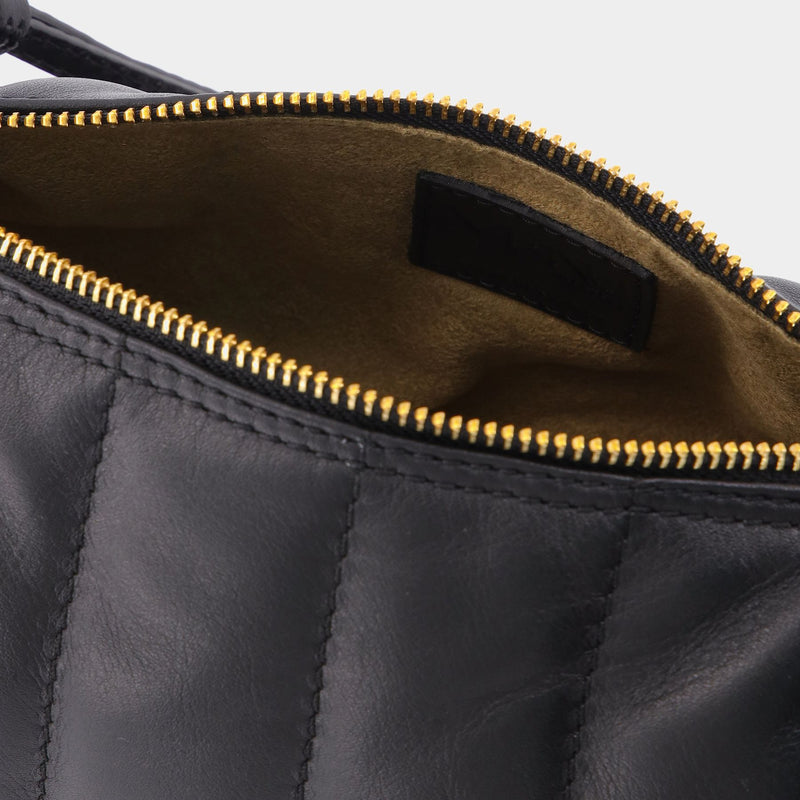 Sac Padded Cylinder en Cuir Noir