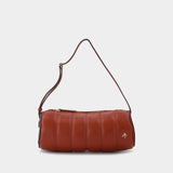 Sac Padded Cylinder en Cuir Rouge