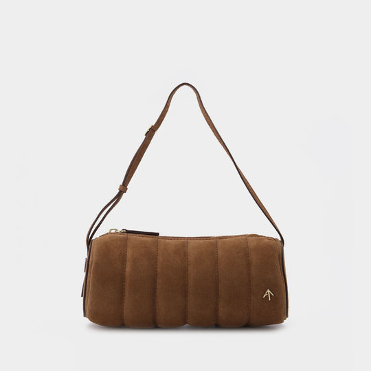 Sac Padded Cylinder en Cuir Marron