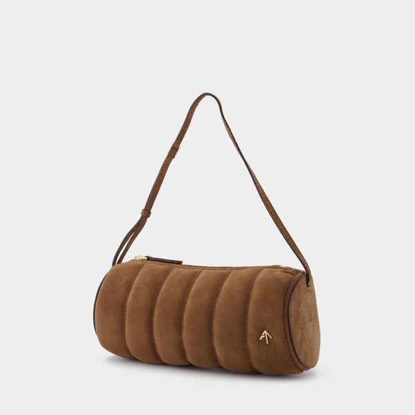 Sac Padded Cylinder en Cuir Marron
