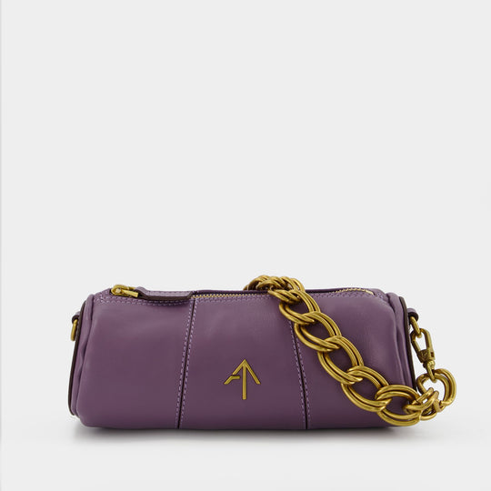 Sac Hobo Xx Mini Cylinder - Manu Atelier - Cuir - Violet