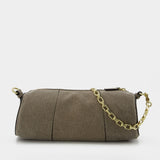 Sac Hobo Cylinder - Manu Atelier - Denim - Gris Denim