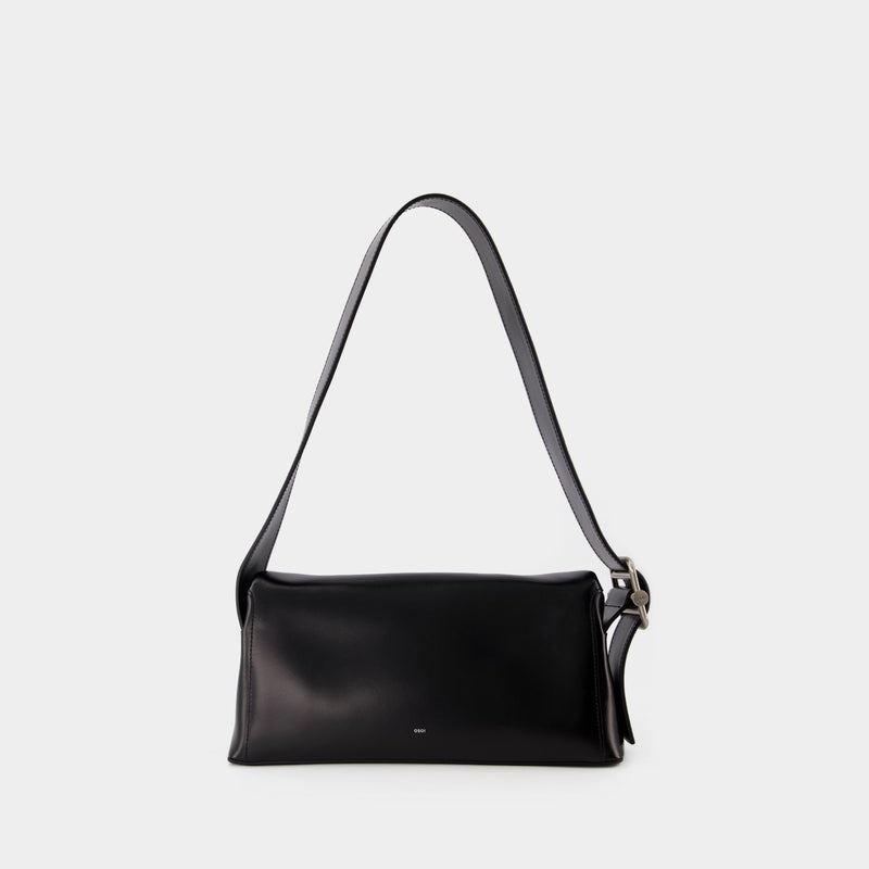 Sac Hobo Folder Brot - Osoi - Cuir - Noir