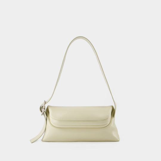 Sac Hobo Folder Brot - Osoi - Cuir - Crème