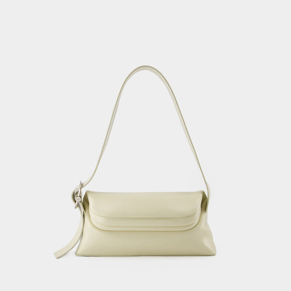 Sac Hobo Folder Brot - Osoi - Cuir - Crème