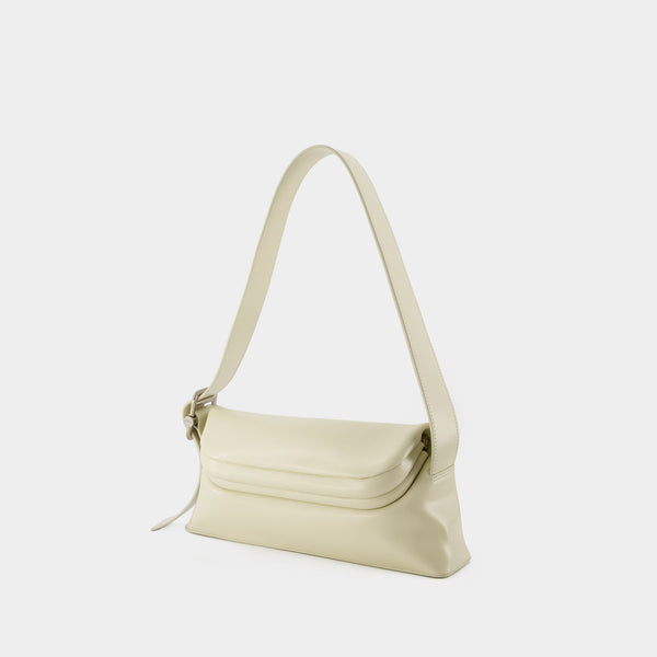 Sac Hobo Folder Brot - Osoi - Cuir - Crème