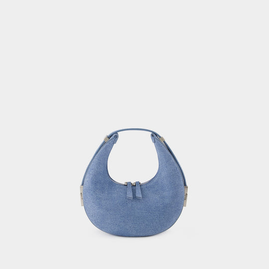 Sac À Main Toni Mini - Osoi - Suède - Denim Sky