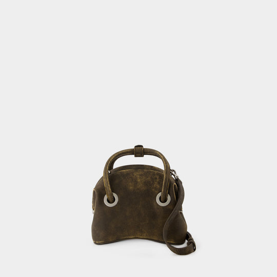 Sac Mini Circle - Osoi - Cuir - Marron