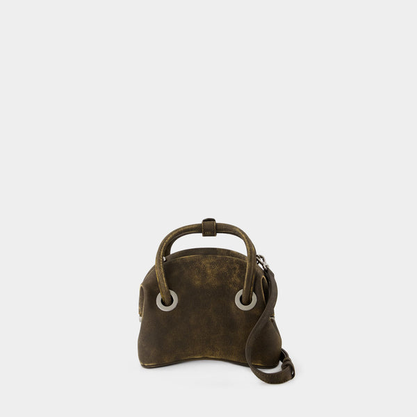 Sac Mini Circle - Osoi - Cuir - Marron