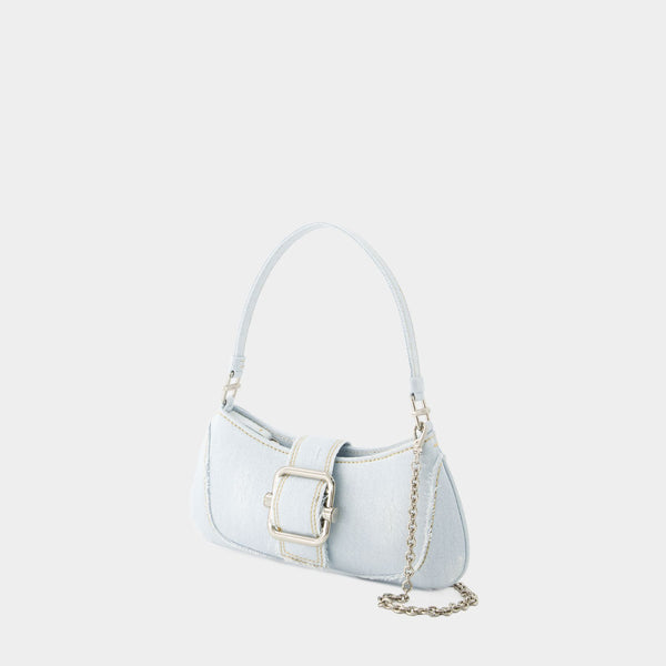 Sac Porté Épaule Brocle Small - Osoi - Coton - Ice Denim