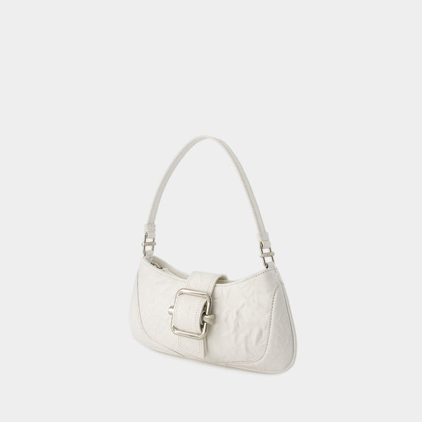 Sac Porté Épaule Brocle Small - Osoi - Coton - Blanc