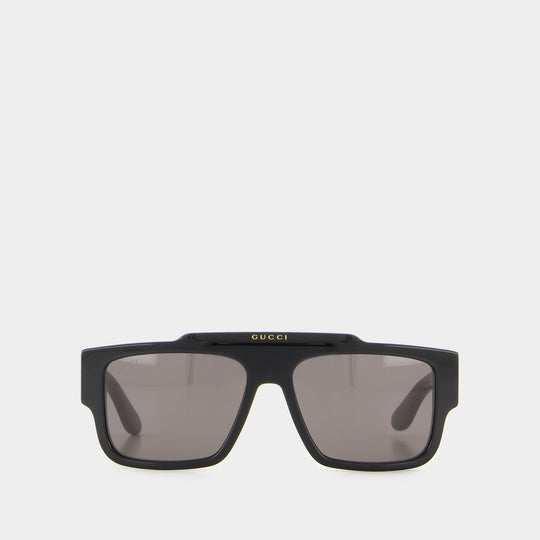 Lunettes De Soleil - Gucci - Noir/Gris