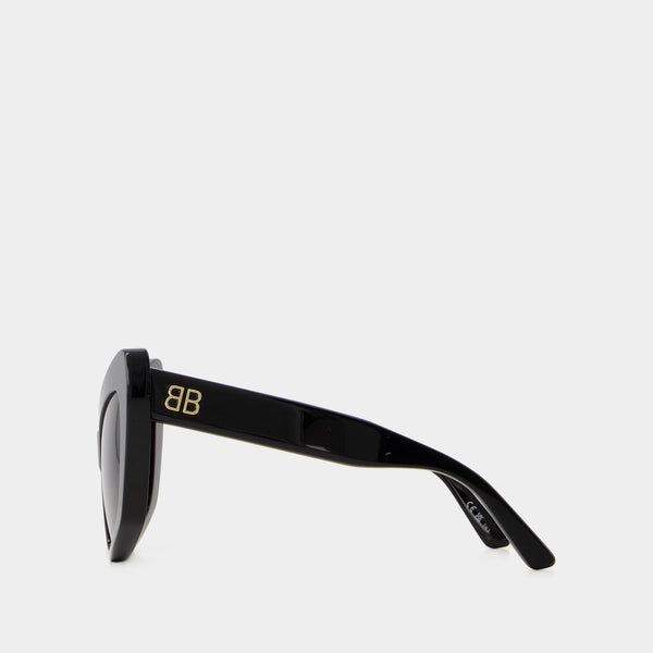 Lunettes De Soleil - Balenciaga - Noir/Gris