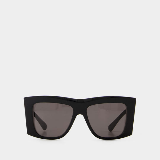 Lunettes De Soleil - Bottega Veneta - Noir/Gris