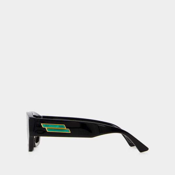 Lunettes De Soleil - Bottega Veneta - Noir/Gris