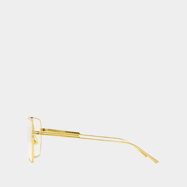 Lunettes De Soleil Bv1012s - Bottega Veneta - Métal - Doré