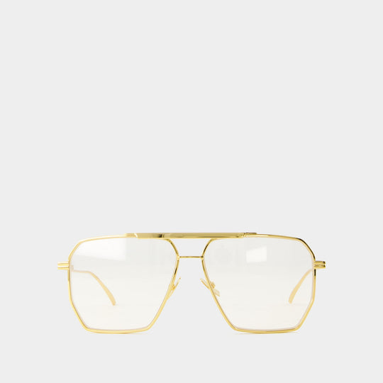 Lunettes De Soleil Bv1012s - Bottega Veneta - Métal - Doré