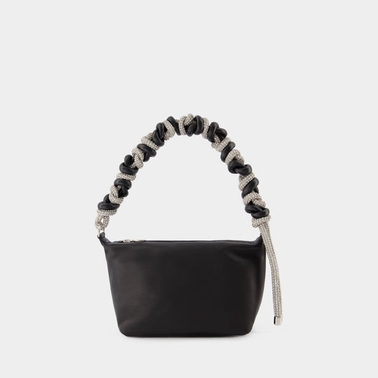 Sac Hobo Phone Cord - Kara - Cuir - Noir