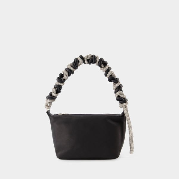 Sac Hobo Phone Cord - Kara - Cuir - Noir