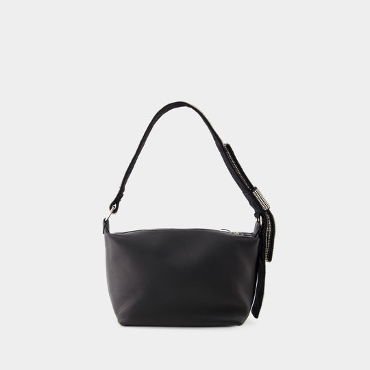 Sac Hobo Bow - Kara - Cuir - Noir