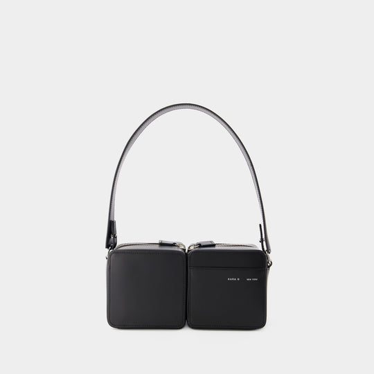 Sac Hobo Stacked - Kara - Cuir - Noir