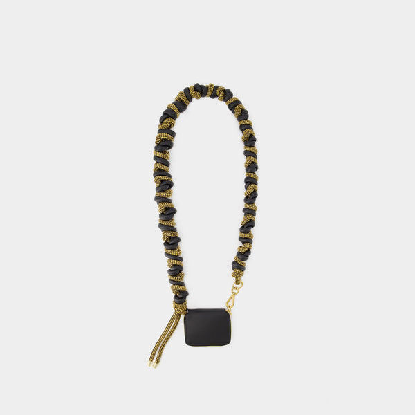 Wallet On Chain Telephone Bike - Kara - Cuir - Noir