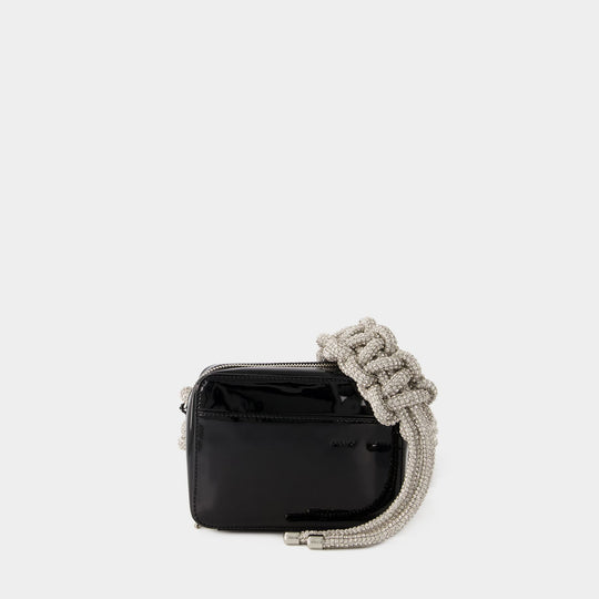 Sac À Bandoulière Crystal Cobra - Kara - Cuir - Noir