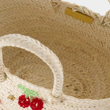 Sac Sicily Cherry - Shourouk - Fibre Palmier - Rouge