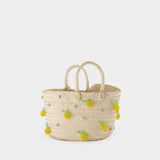 Sac Sicily Lemon - Shourouk - Fibre de Palmier - Jaune