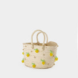 Sac Sicily Lemon - Shourouk - Fibre de Palmier - Jaune