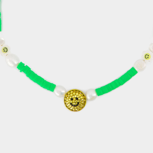 Collier Happy Green - Shourouk - Laiton - Vert