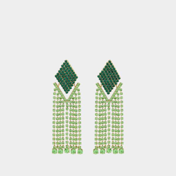 Boucles d'Oreilles Scorpios en Laiton Vert