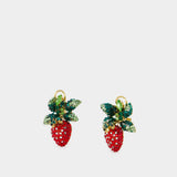 Boucles D'Oreille Wild Strawberry - Shourouk - Laiton - Multi