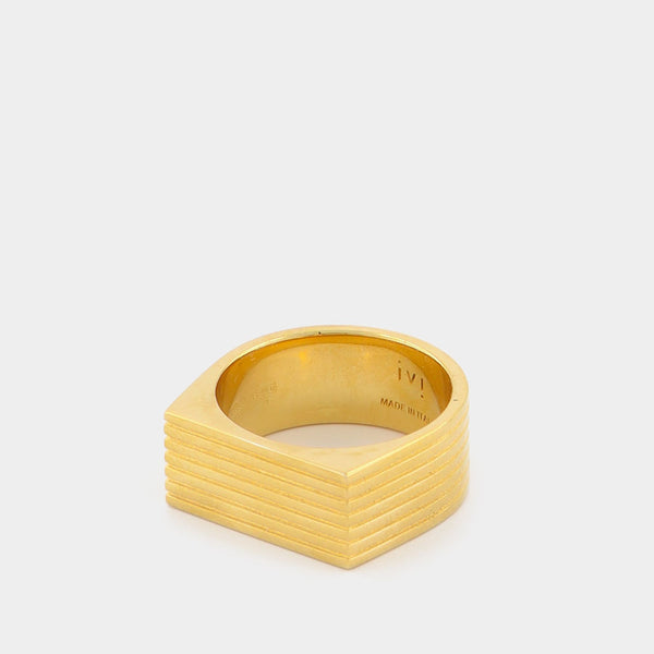 Bague Aurelia Signet en Plaqué Or