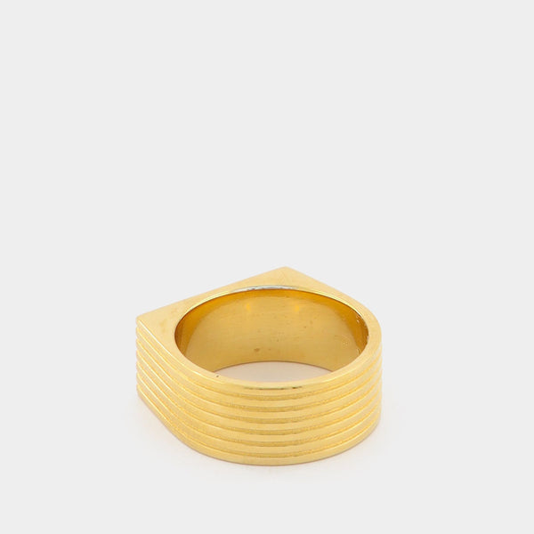Bague Aurelia Signet en Plaqué Or