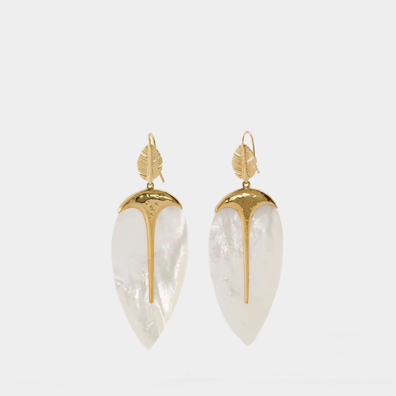 Boucles d'Oreille - Aurelie Bidermann - Métal - Doré